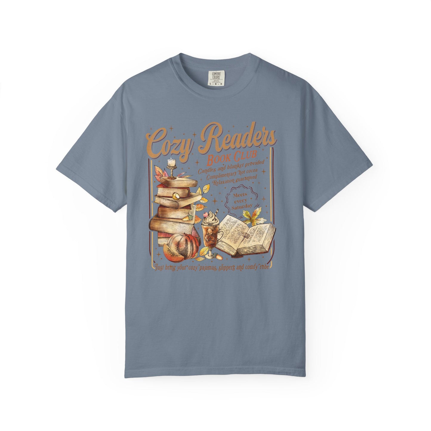 Cozy Readers Book Club Comfort Colors T-Shirt