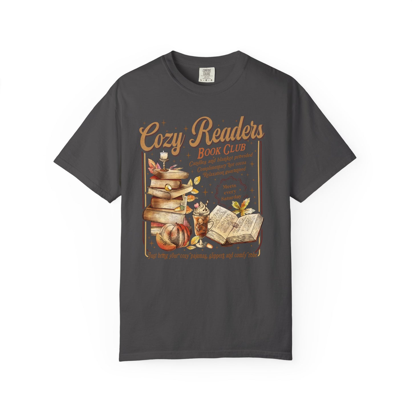 Cozy Readers Book Club Comfort Colors T-Shirt