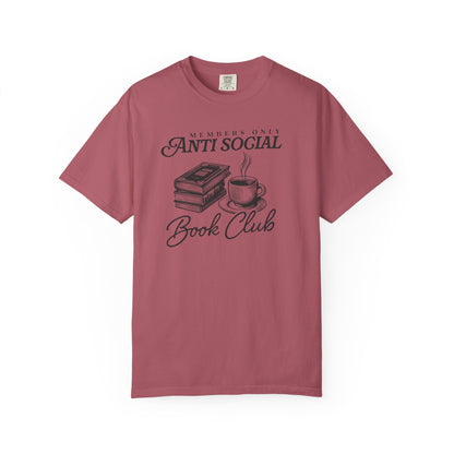 Anti-Social Book Club Comfort Colors  T-shirt