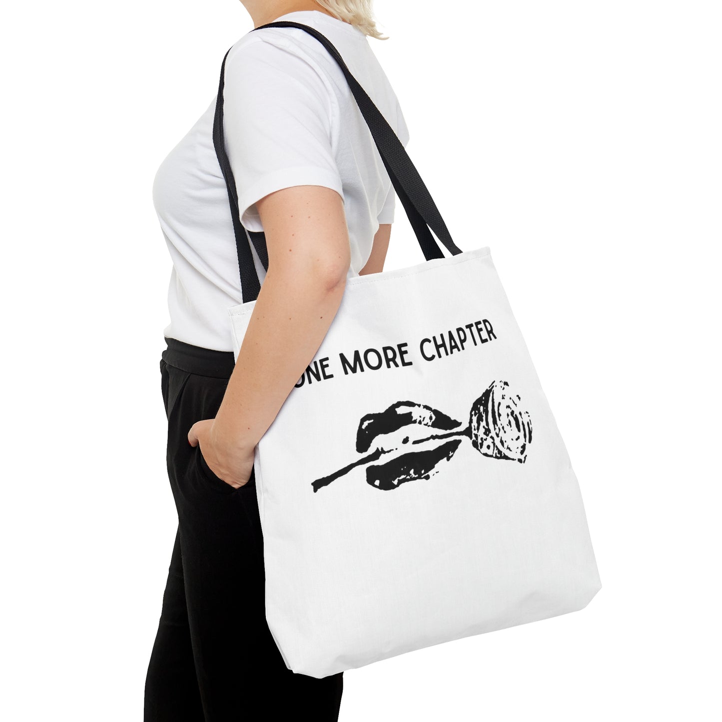 One More Chapter Large Tote Bag