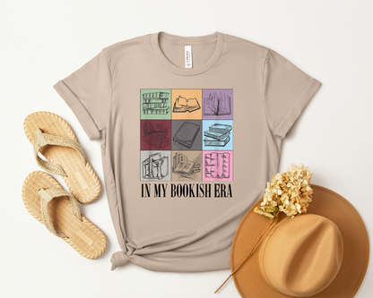 In my bookish era "eras" inspired t-shirt