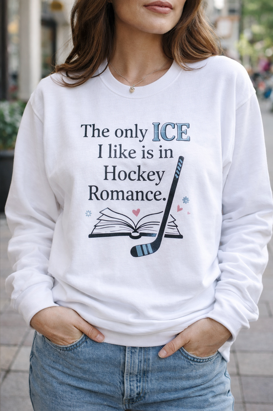 The only ICE I like is in Hockey Romance Crewneck