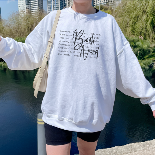 Book Nerd Sweatshirt - Thespicyromancebookclub LLC
