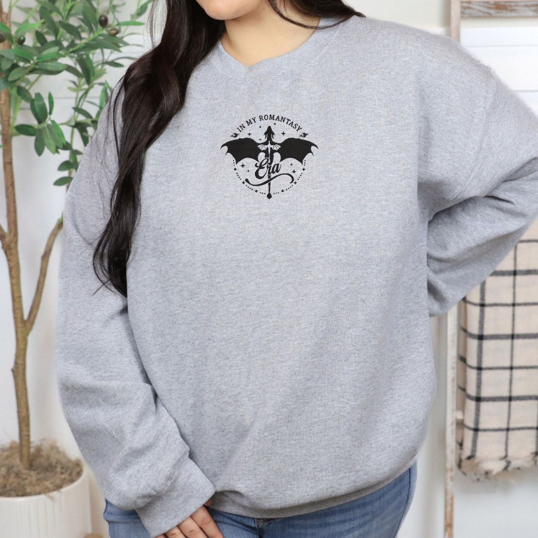 Romantasy Era Embroidered Sweatshirt