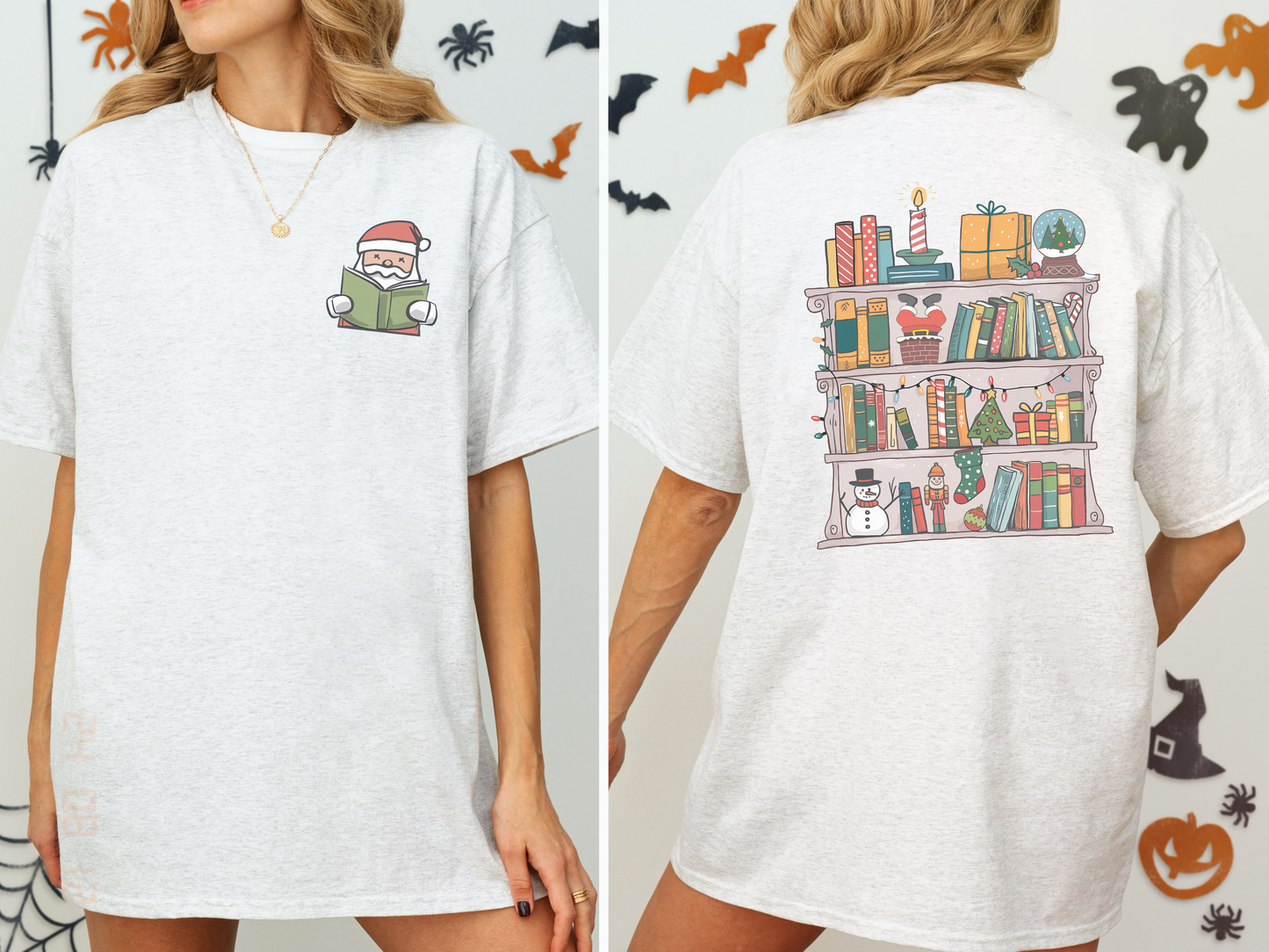 Bookish Holiday Comfort Colors T-Shirt