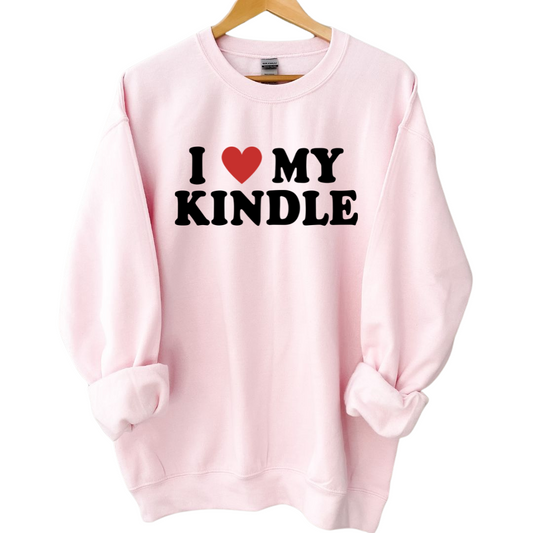 I Heart My Kindle Sweatshirt