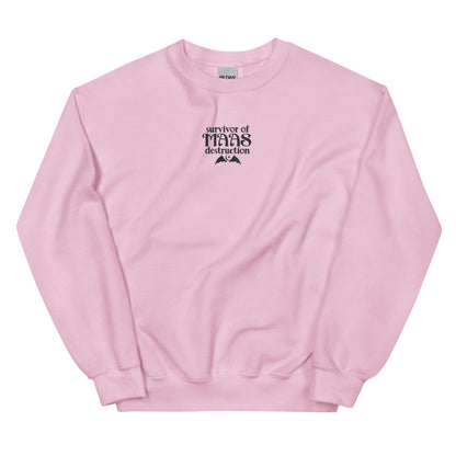 Survivor of Maas Destruction Embroidered Sweatshirt