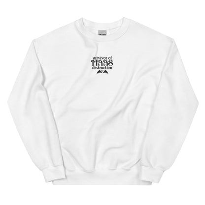 Survivor of Maas Destruction Embroidered Sweatshirt